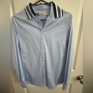 Tory Sport Long Sleeve Light Blue Button Down Shirt.  Size Small